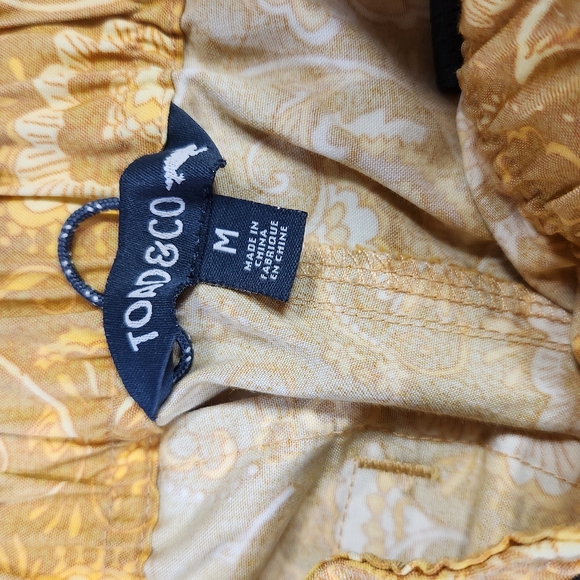 Toad&Co Blue & Yellow Floral Men's Pull On Pants 2 For $25 Or $15 Each - Picture 5 of 6